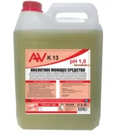 Средство моющее высококонцентрированное для удаления сложных загрязнений AV K 13 5 л