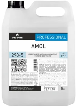 Средство для чистки кухонных плит и пароконвектоматов AMOL, 5 л, PRO-BRITE
