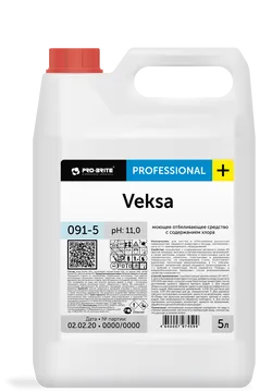 Средство моющее с хлором для отбел. поверхн. и удаления плесени VEKSA, 5 л,PRO-BRITE