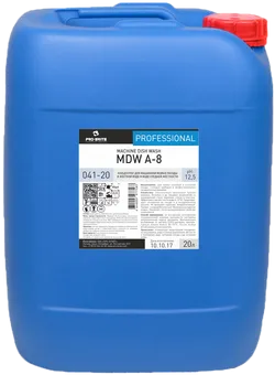 Концентрат для маш. мойки посуды (жесткость воды 4-12°Ж) MDW A-8, 20 л, PRO-BRITE