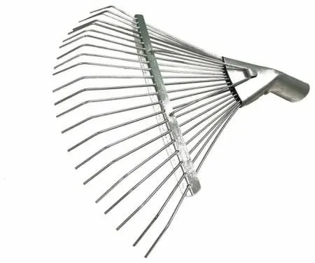 Грабли 22 зубьев веерные проволочные оцинк.сталь б/черенка