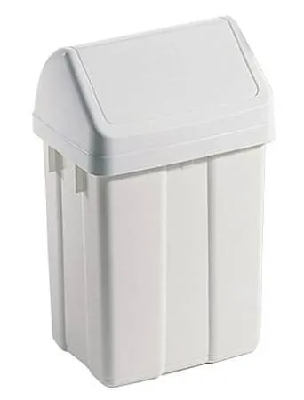картинка Ведро ACG 12 л., с плавающей крышкой, светло-серое 