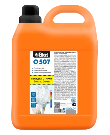 картинка Средство для стирки гель-концентрат White для белого белья O 507 5л EFFECT 