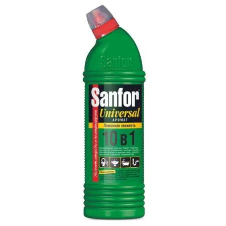 Универсальное моющее средство САНФОР 10 в 1 Universal 750 мл Лимонная свежесть