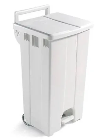 Бак ACG 90 л. для мусора с педалью, светло-серый