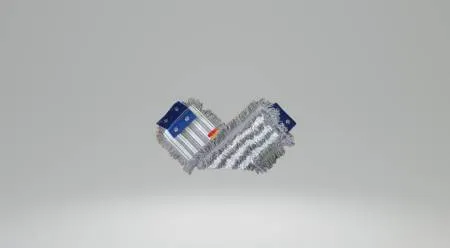 МОП плоский хлопок+микрофибра ТАФТИНГ Эконом Темный 46 см кнопки под VDM ACG