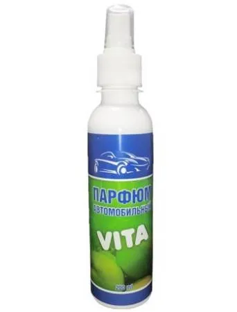 картинка ароматизаторы для авто. Парфюм автомобильный VITA зелёное яблоко 200 мл. ACG автохимия для салона