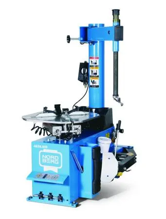 Станок шиномонтажный (220 В) полуавтомат, односкоростной, зажимы 12-24, синий, NORDBERG