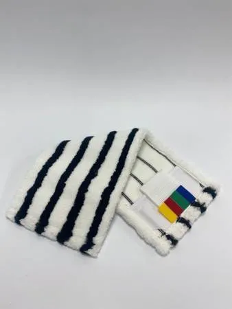 картинка МОП ACG плоский "Микрофибра" жесткий абразив 40 см., карман + ушки 