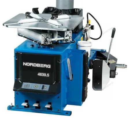 картинка Станок шиномонтажный (380 В) полуавтомат, двухскоростной, зажимы 13-26, синий, NORDBERG 