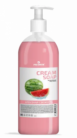Жидкое крем-мыло с витамином Е "АРБУЗНАЯ СВЕЖЕСТЬ", 1000 мл1/10, PRO-BRITE