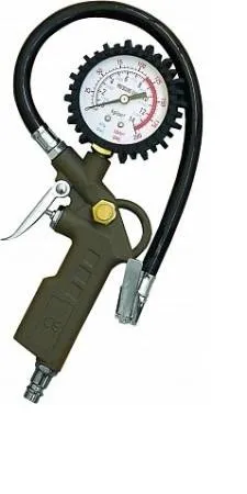 Пистолет подкачки с манометром, 6 Бар, механический манометр, AT.GM.1.