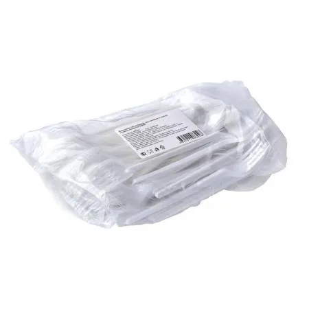 Вилка пластиковая 16,5 cм, белая, ПС 100 шт./уп