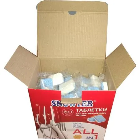 картинка Таблетки для ПММ 20 г (60 шт) СНОУТЕР 
