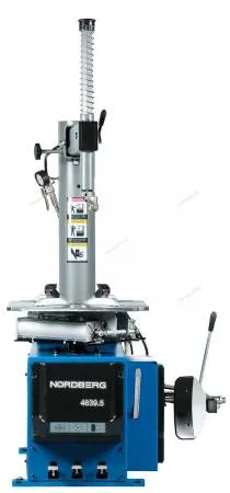 картинка Станок шиномонтажный (380 В) полуавтомат, двухскоростной, зажимы 13-26, синий, NORDBERG 