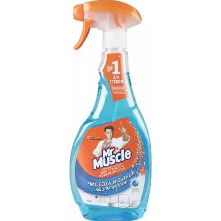 картинка Стеклоочиститель Мистер Мускул, 500 мл, с курком, После дождя
