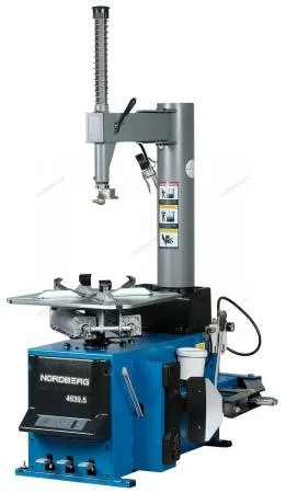картинка Станок шиномонтажный (380 В) полуавтомат, двухскоростной, зажимы 13-26, синий, NORDBERG 