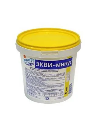 Средство для понижения pH "ЭКВИ-минус" порошок 1 кг 1/12