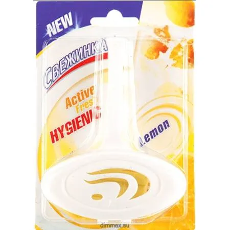 Блок для унитаза гигиенический Свежинка 3 in1 Fresh Lemon 1/24,48
