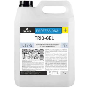 Средство моющее отбеливающее с содержанием хлора TRIO-GEL, 5 л,PRO-BRITE