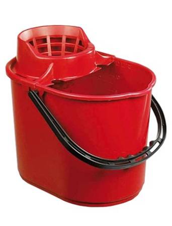картинка Ведро ACG 12 л. для резьбовых мопов, красное 