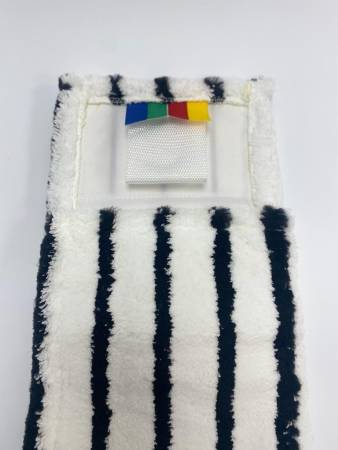 картинка МОП ACG плоский "Микрофибра" жесткий абразив 50 см., карман + ушки 