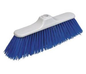 Щетка для пола Экономик мягкая 30 см для подметания, белая/синяя Vileda Professional