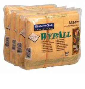 Микрофибра WypAll Microfibre Cloth 40 x 40 см, жёл., 6 шт, Kimberly-Clark 1/4
