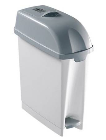 картинка Контейнер ACG 17 л. для мусора с педалью, с крышкой, серый 