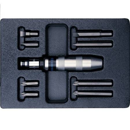 картинка KING TONY 9-4128FR отвертка ударная с принадлежностями 6 предметов 