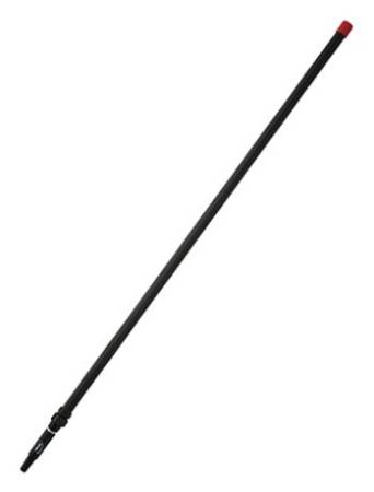 Телескопическая ручка для щёток, алюминиевая, 157,5-278x3,2x3,2 см, черная, VIKAN