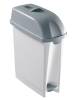 Контейнер ACG 17 л. для мусора с педалью, с крышкой, серый