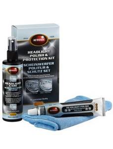 картинка Набор для полировки и защиты пластиковых фар Autosol Headlight polish & Protectant Autosol полироль для фар