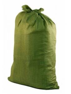 Мешок для строительного мусора ПП 55х95 см. пласт 25 шт., зеленый