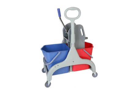 Тележка уборочная ACG 2х25 л.,с отжимом,  с боковой рукояткой