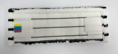 картинка МОП ACG плоский "Микрофибра" жесткий абразив 40 см., карман + ушки 