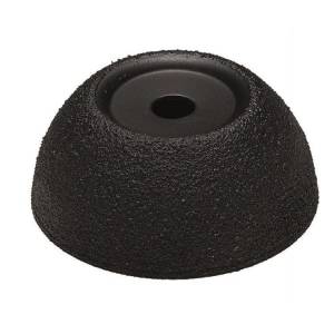 Абразив-сфера черная для пневмодрели 65х25 мм, зерно 60, Clipper