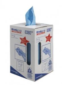 Материал протирочный рулон с центральной подачей WypAll X60, голубой, 150 листов, Kimberly-Clark