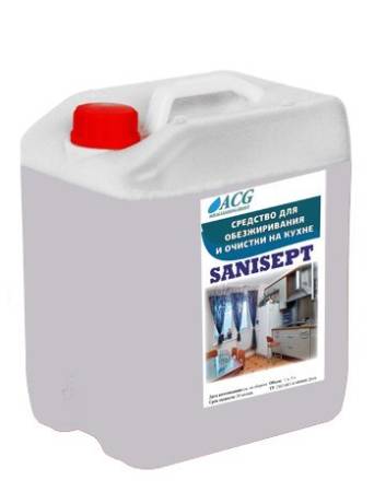 SANISEPT средство для чистки и обезжиривания на кухне 5 л ACG