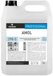 Средство для чистки кухонных плит и пароконвектоматов AMOL, 5 л, PRO-BRITE