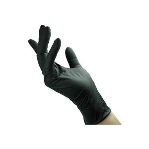 Перчатки нитриловые неопудренные L черные  STANDART (100 шт. в пачке)(Малайзия)