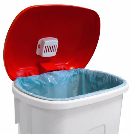 картинка Ведро ACG 60 л., для мусора с педалью, с держателем под мешок, с крышкой (синий) 