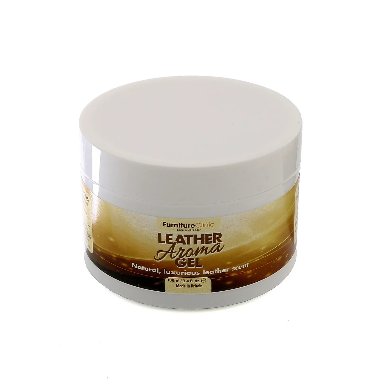 Гелевый Ароматизатор с запахом элитной кожи Leather Aroma Gel, 100 мл,  LeTech