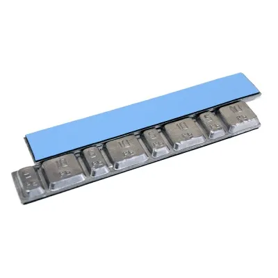 0061 Груза самоклеящиеся 15 мм 60 г на синем скотче (уп. 50 шт)