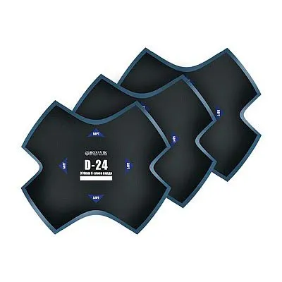 Пластырь диагональный D-24, 370 миллиметров, 6 слоев, 5 штук, Rossvik