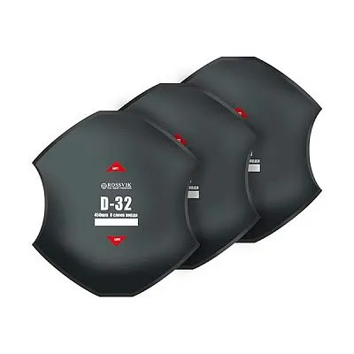 Пластырь диагональный D-32 (термо), 450 миллиметров, 8 слоев, 3 штуки, Rossvik