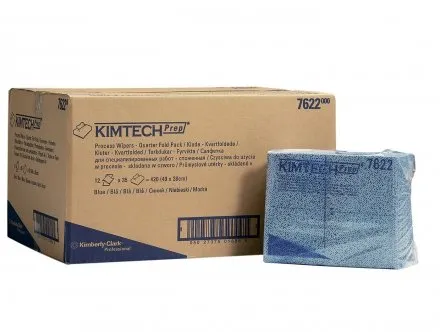 Материал протир. в пачках Kimtech Prep, синий, 35 л./пачка, 12 пачек/уп., Kimberly-Clark, 1/1