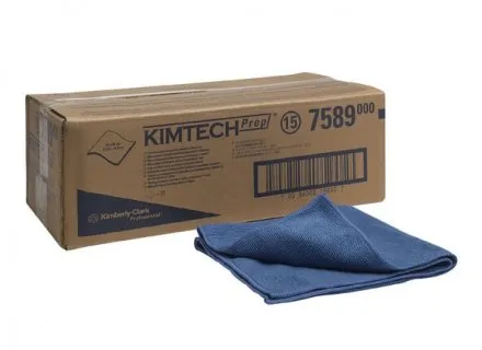 Микрофибра в коробке Kimtech Prep, синий, 25 листов, Kimberly-Clark, 1/1