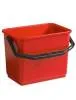 картинка Ведро для тележек 6 л. ACG, красное 