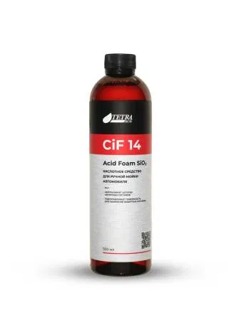 CiF 14 Acid Foam SiO2 Кислотное средство для ручной и бесконтактной мойки и автомобиля 500 мл 1/15